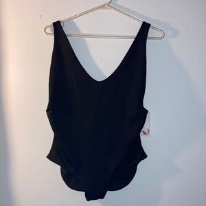 Londre the minimalist Black One-Piece Swimsuit XL